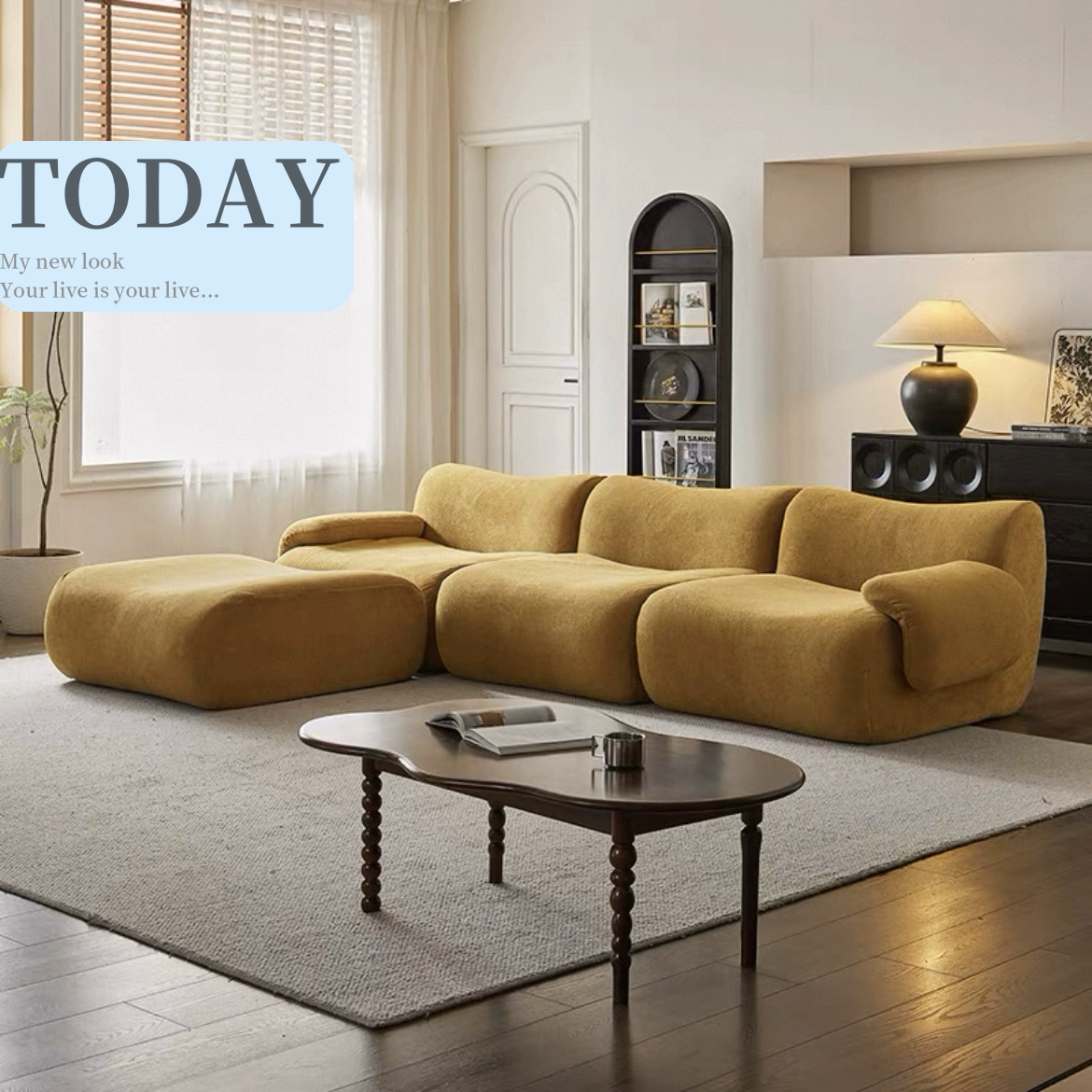 bamboo compression sofa